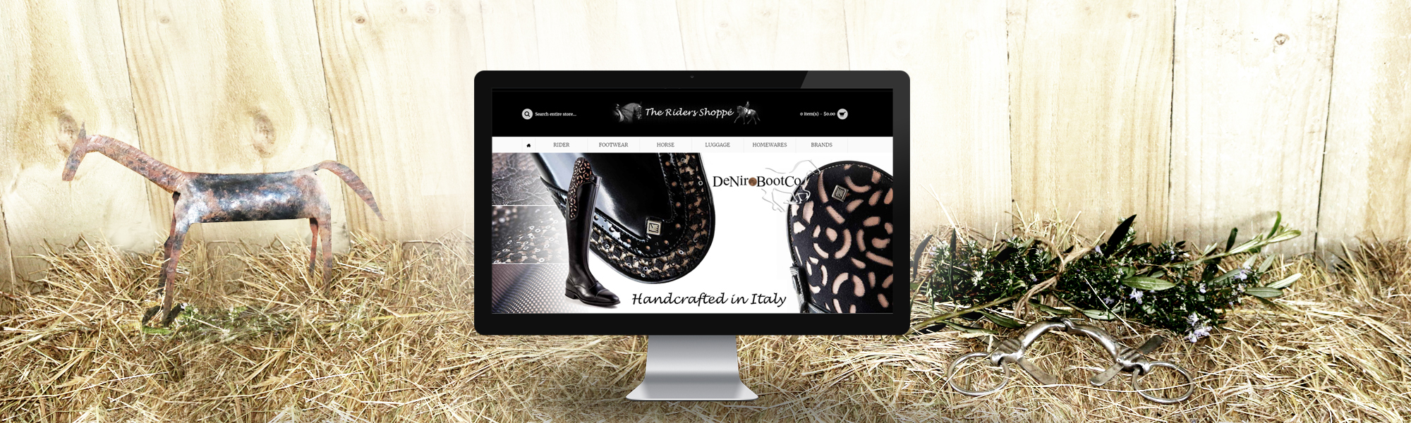 screenback Equestrian Website Design - Rural Website Design