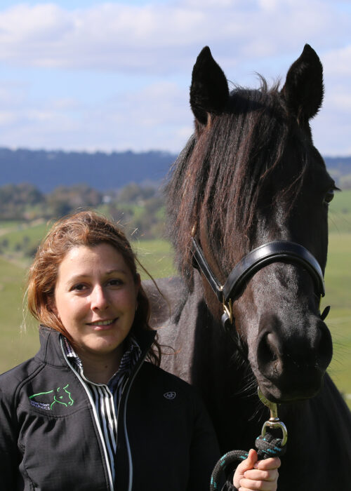Despina Mitrakas and Skyline Park Mavro Despina Mitrakas Founder of Show Pony Creative